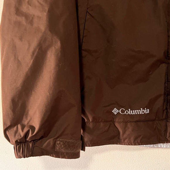 Columbia Womens Brown and light blue Swirl Coat Winter Jacket Size L - Picture 3 of 13